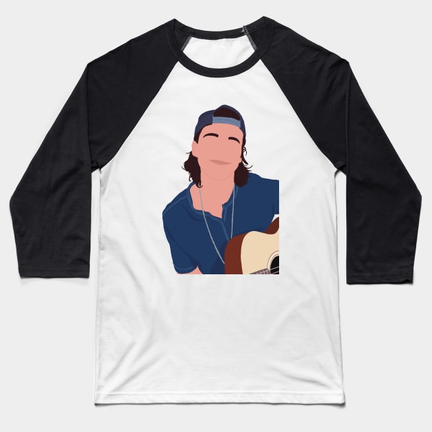 Charlie Gillespie Baseball T-Shirt by hereidrawagain